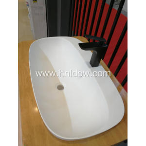 Solid Surface modern embedded washbasin for cabinet